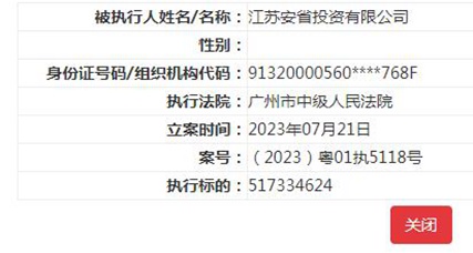 国美控股集团等被列为被执行人 执行标的超5亿元